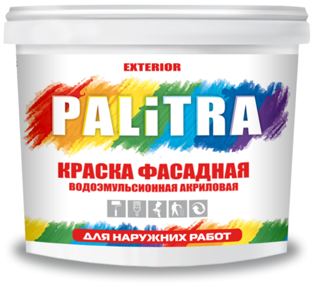 Краска фасадная "PALITRA-EXTERIOR" (для наружных работ)